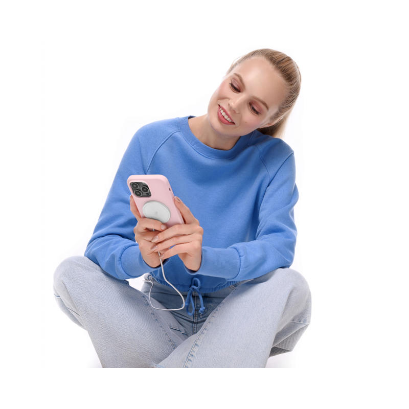 Чехол защитный Touch Mag Case, iPhone 14 Pro Max, силикон , софт-тач, розовый